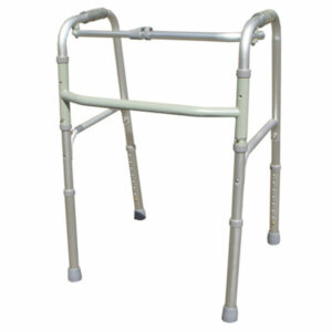 Andador Paso a Paso BIGCARE Plegable y Móvil – Altura Ajustable 64-94 cm