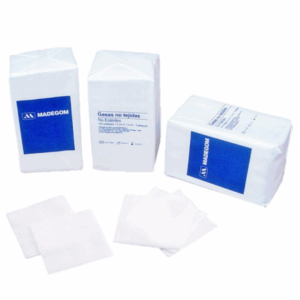 GASA NO TEJIDA NO ESTÉRIL 7.5cmx7.5cm, 100 unidades.