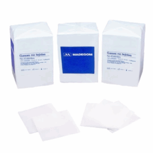 GASA NO TEJIDA NO ESTÉRIL 10cmx10cm, 100 unidades.